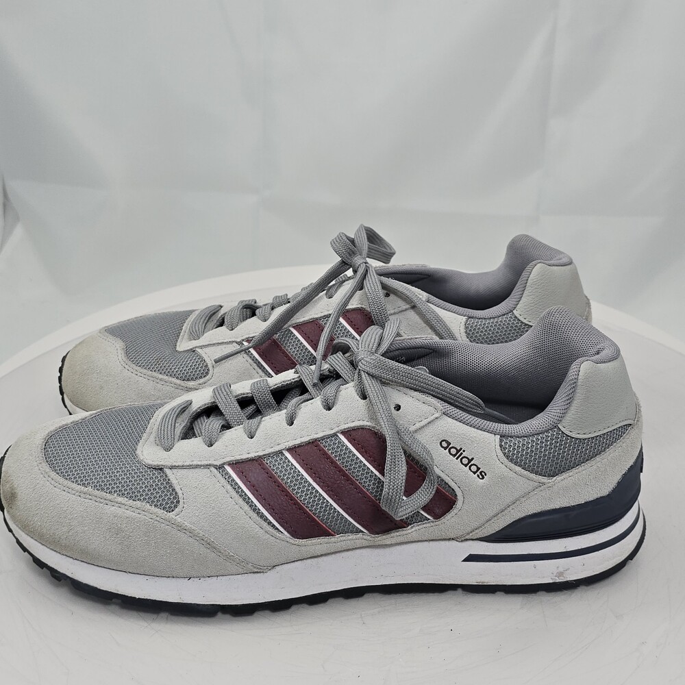 Adidas Run 80s Men Shoes Grey Three 11 Shadow Red Shadow Navy ID1882 Sneakers